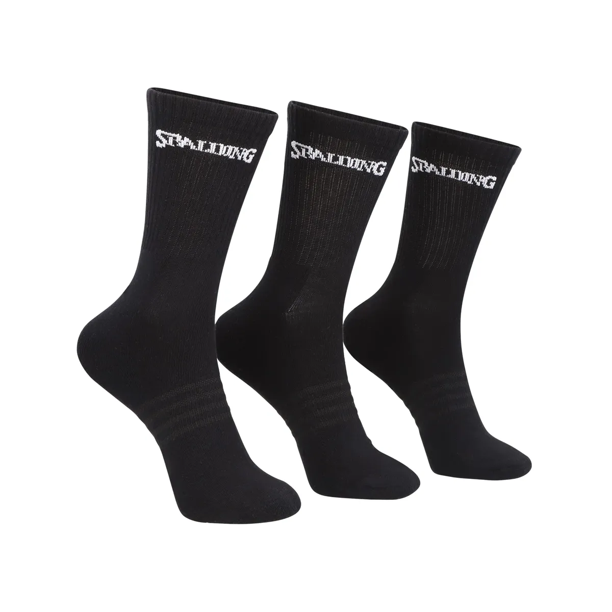 SPALDING - Calcetines Deportivos Medios Spalding Tripack Adulto