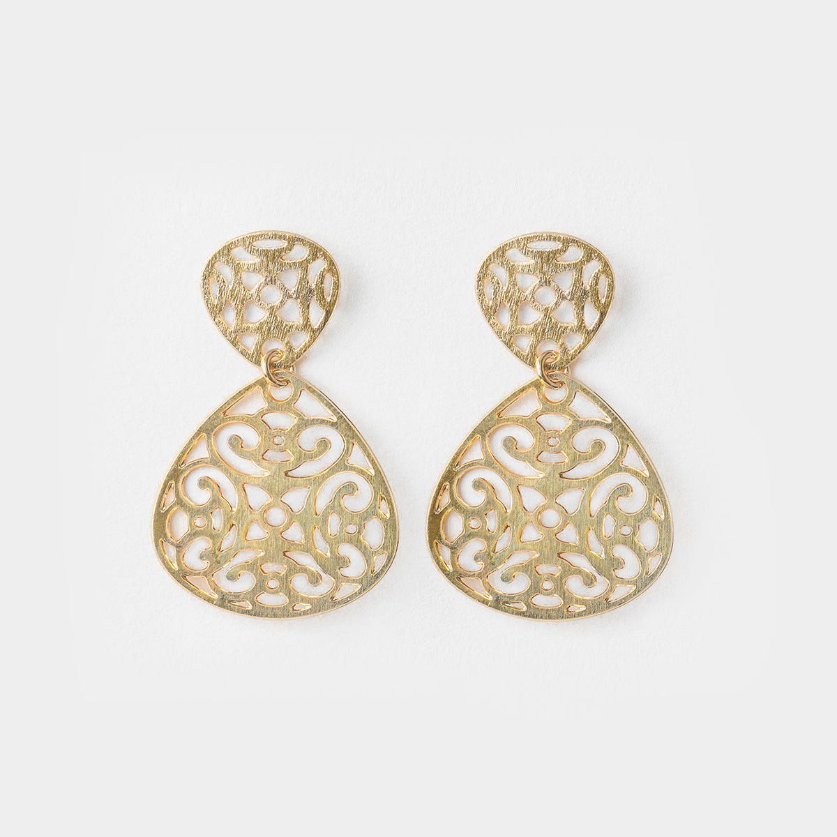 PSK JOYAS - Aro Mujer Liso Enchape Oro 18 Kt Pskjoyas Ovalado  Pili