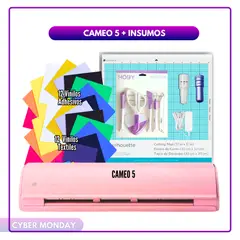 SILHOUETTE - Cameo 5 ROSADA + herramientas + cuchilla OCM 07