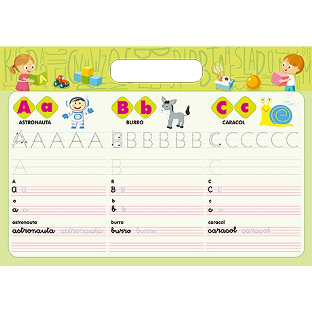 LATINBOOKS - Libro MAXI BLOCK EL MUNDO DE LAS LETRAS Y LOS NÚMEROS