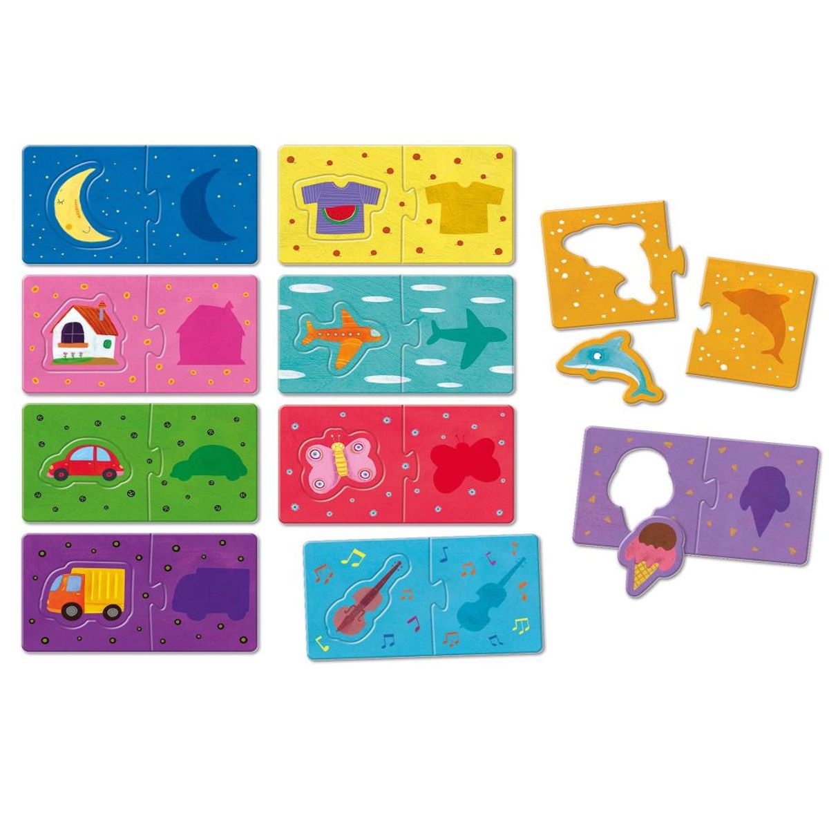 LUDATTICA - Puzzle Montessori Encuentra la Forma Ludattica