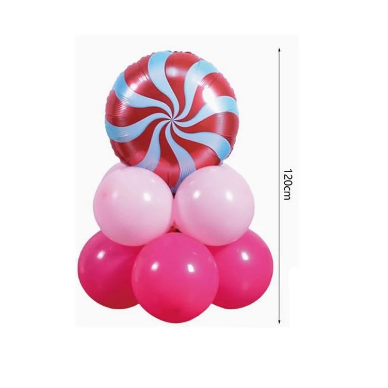 GENERICO - Set De Globos Colores Rosados Surtidos 120cm