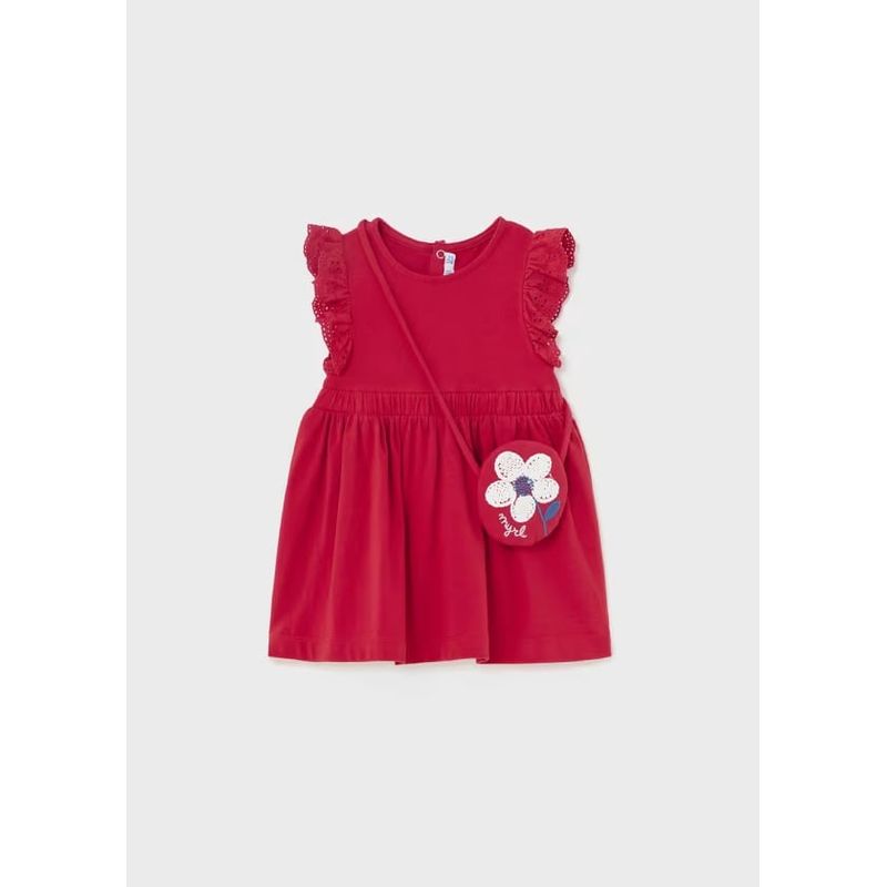 MAYORAL - Vestido con bolsito bebé