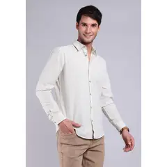SOVIET - Camisa Lino Manga Larga