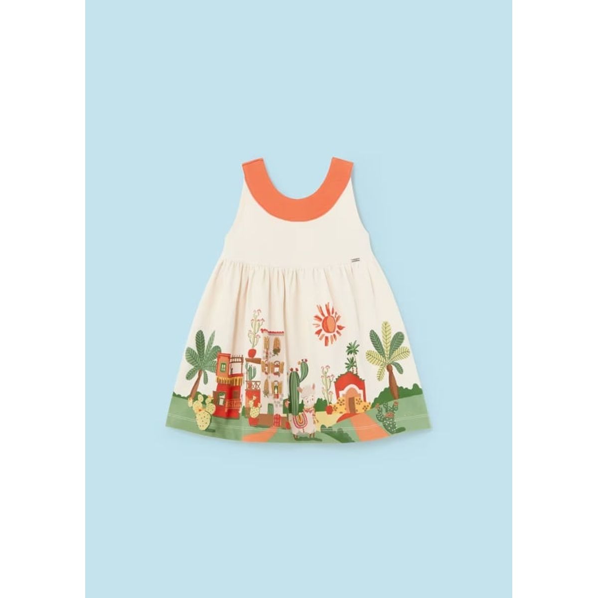 MAYORAL - Vestido cuello contraste Better Cotton bebé