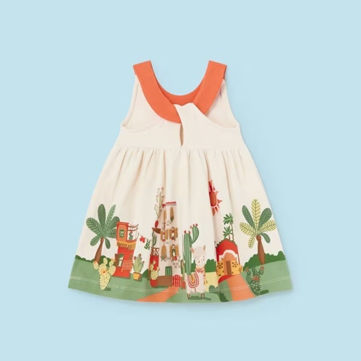 MAYORAL - Vestido cuello contraste Better Cotton bebé