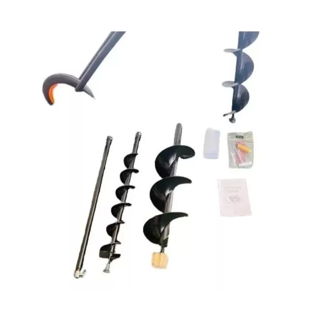 GENERICO - Barreno 63cc Version Con Ruedas + 3 Brocas+extension