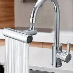 GENERICO - Cabezal de grifo 4 en 1 para fregadero de cocina, cabezal de ducha giratorio Universal