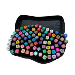 GENERICO - Set 80 Plumones Profesionales Para Pintar Doble Punta Premium