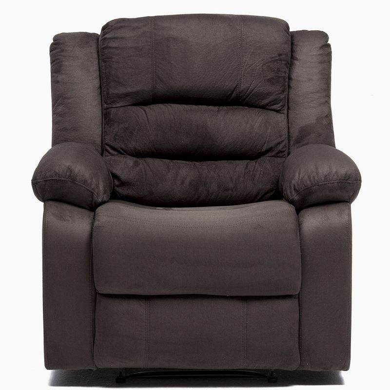 DANIELS - Berger Reclinable Moderno Martell Terciopelo Gris 98060RGR