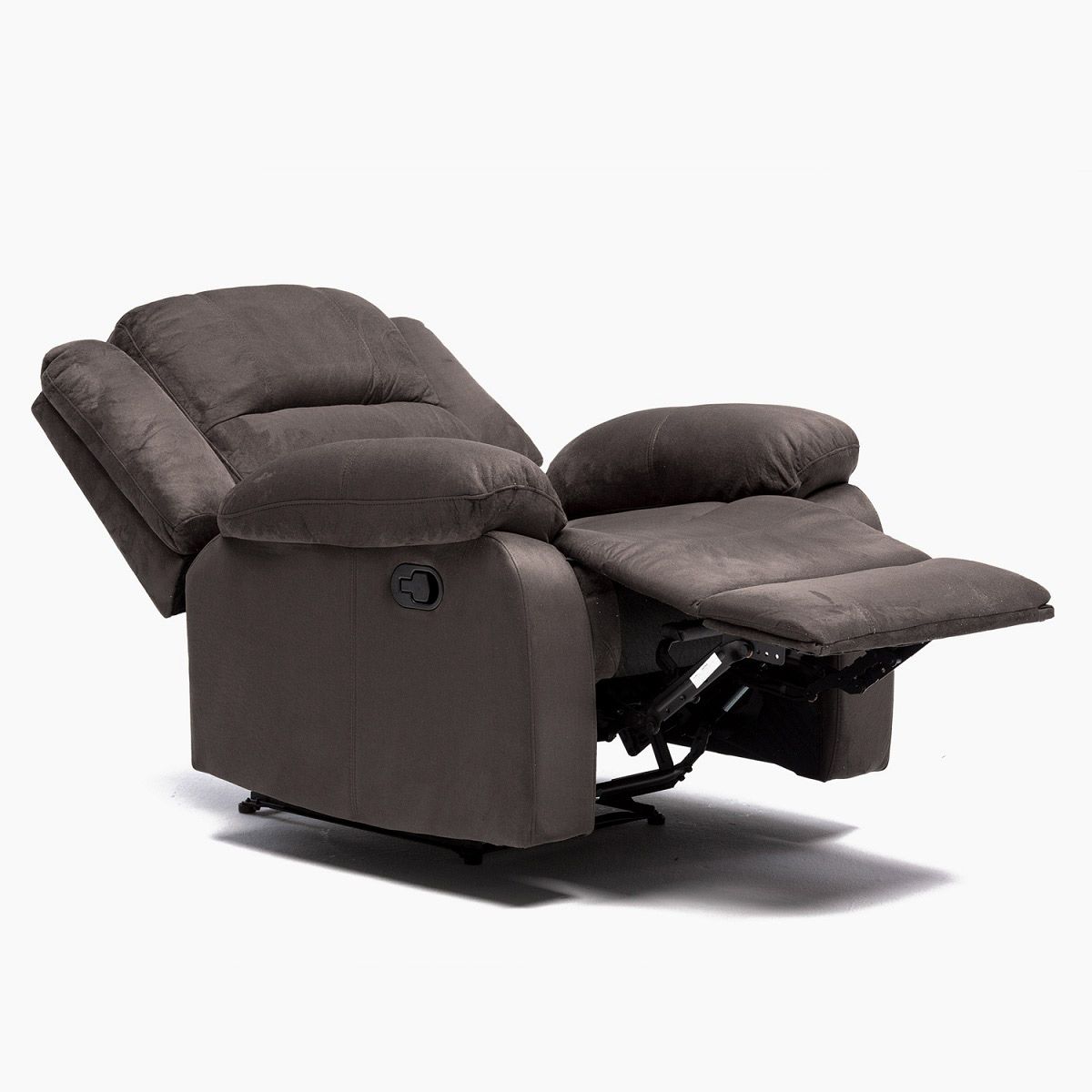 DANIELS - Berger Reclinable Moderno Martell Terciopelo Gris 98060RGR