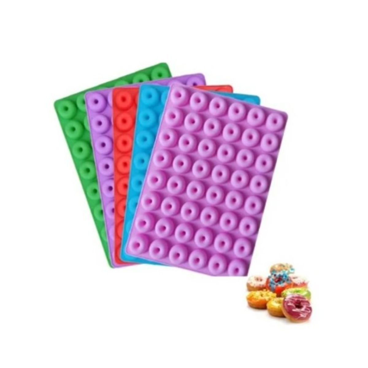 GENERICO - Molde De Silicona Para Gomita Donas Mini Donas Repostería