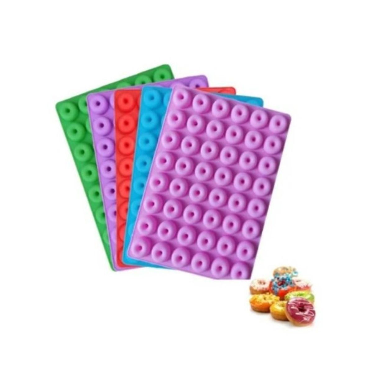 GENERICO - Molde De Silicona Para Gomita Donas Mini Donas Repostería