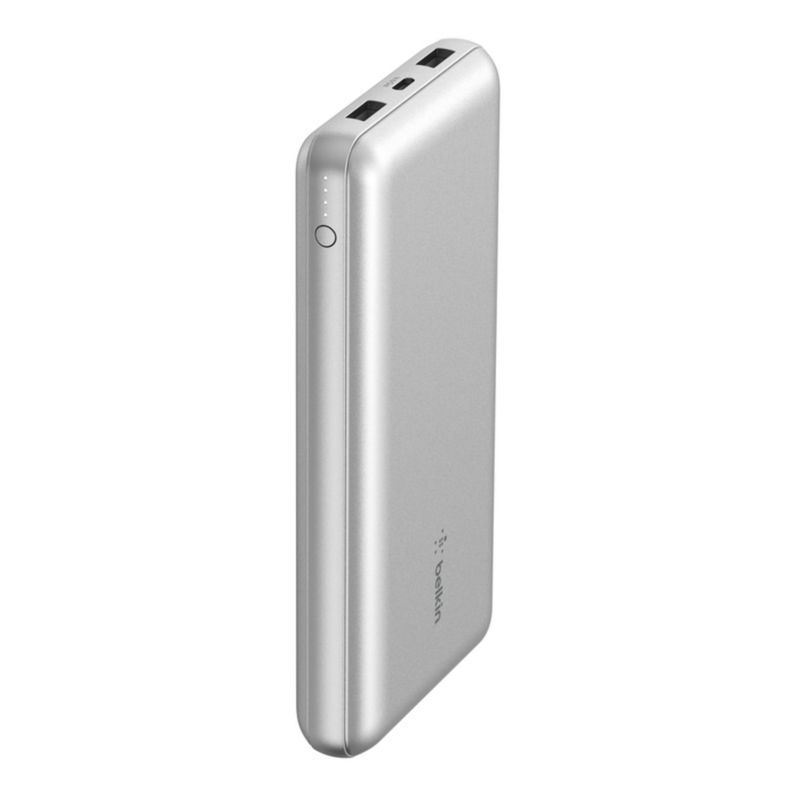 BELKIN - Batería Portátil 20.000 mAh USB-A y USB-C 15W Belkin Plata
