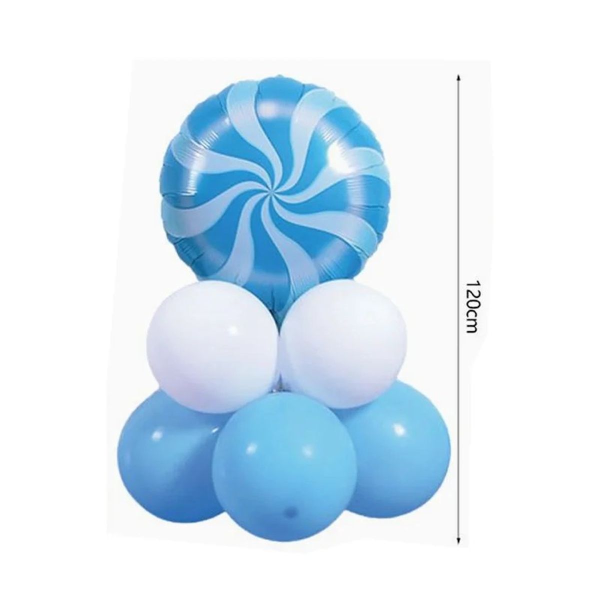 GENERICO - Set De Globos Celeste 120cm