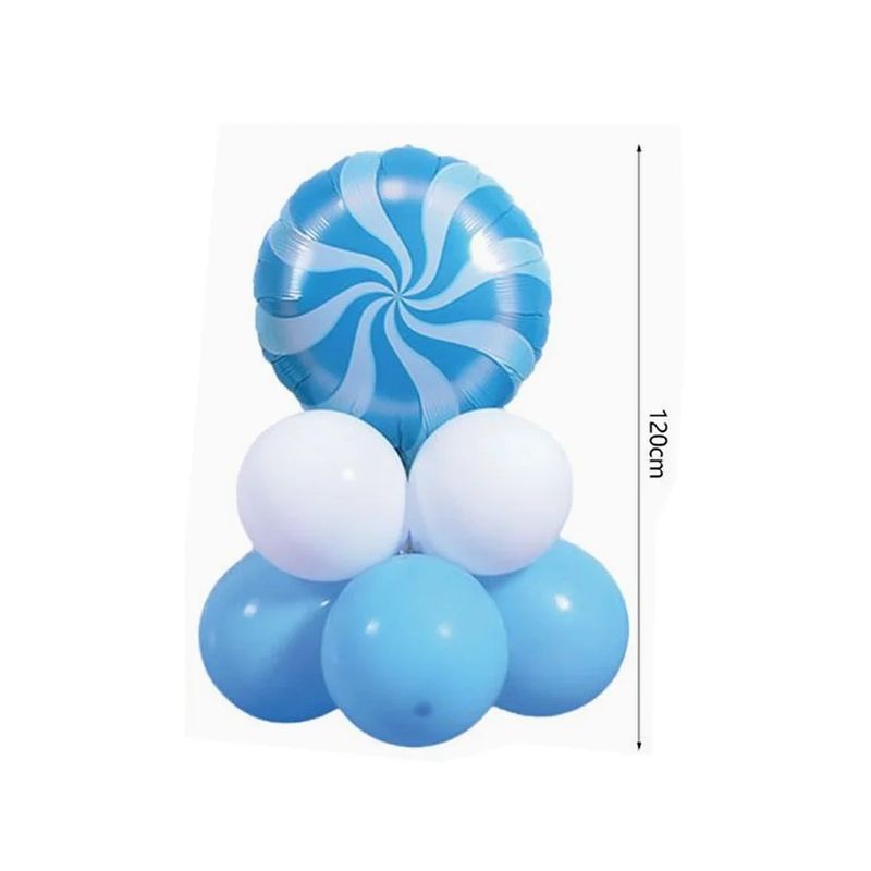 GENERICO - Set De Globos Celeste 120cm