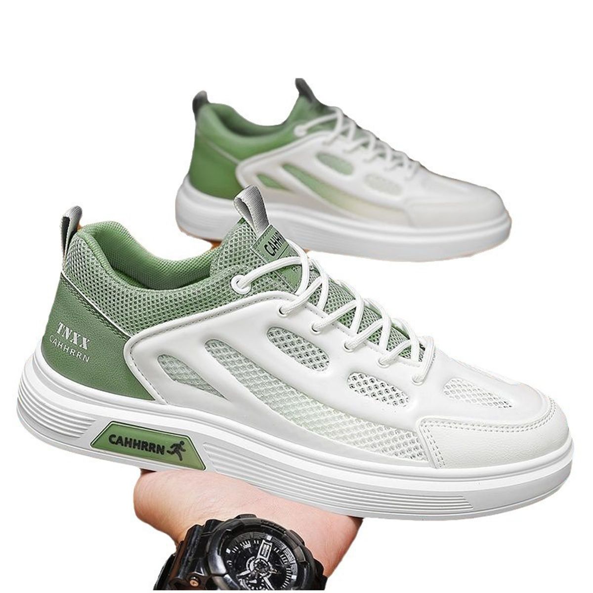 BLWOENS - Zapatos deportivas para hombres Zapatillas - Verde