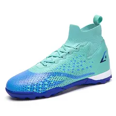BLWOENS - Zapatilla de fútbol TF para hombres mujers Zapatos - Verde