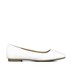 WEIDE - Ballerinas Eco Cuero Blanco Casual Mujer GH81