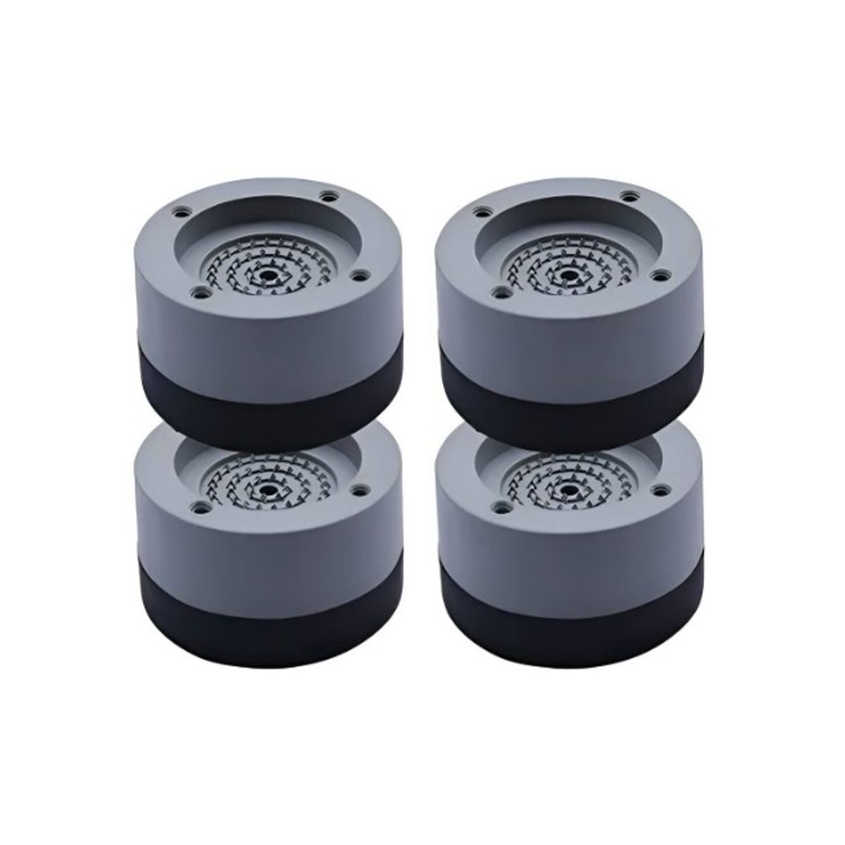 GENERICO - 4 Almohadillas Antivibracion Multiuso Base Lavadora Secadora