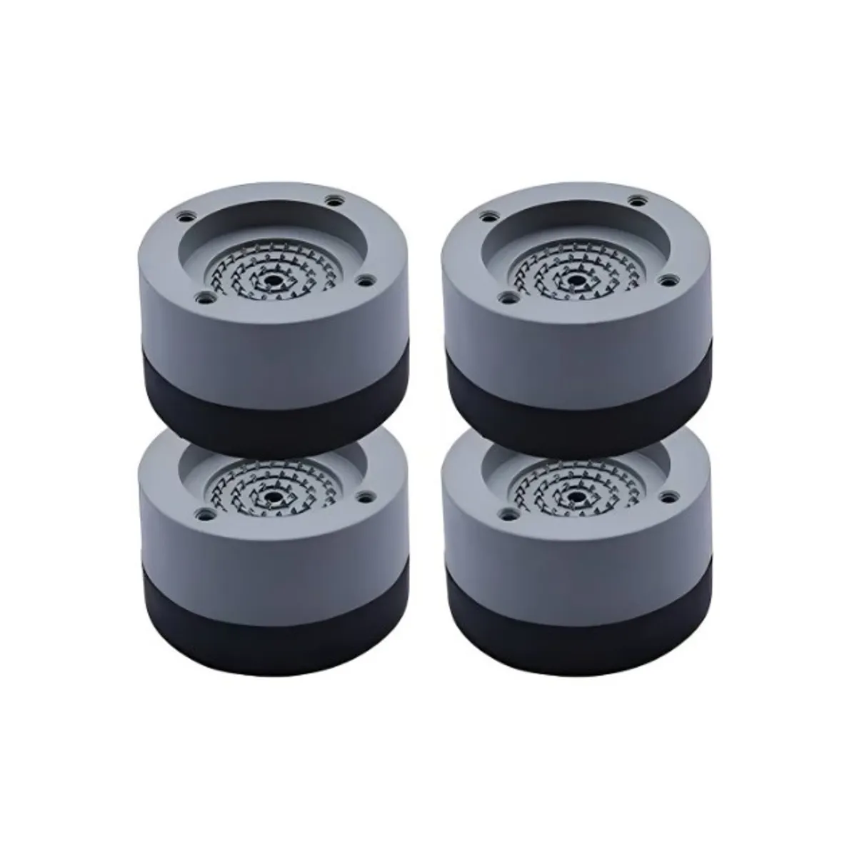 GENERICO - 4 Almohadillas Antivibracion Multiuso Base Lavadora Secadora