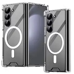 GENERICO - Carcasa Transparente Con Magsafe Para Samsung Z Fold 6