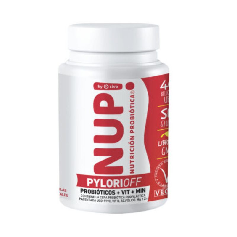 NUP - Probiótico Pylorioff + Vitaminas + Minerales 30 Cap NUP NUP