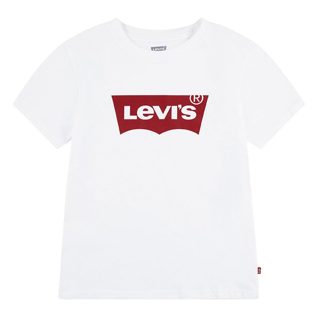 LEVIS - Polera Niño Batwing Manga Corta Blanca Levis