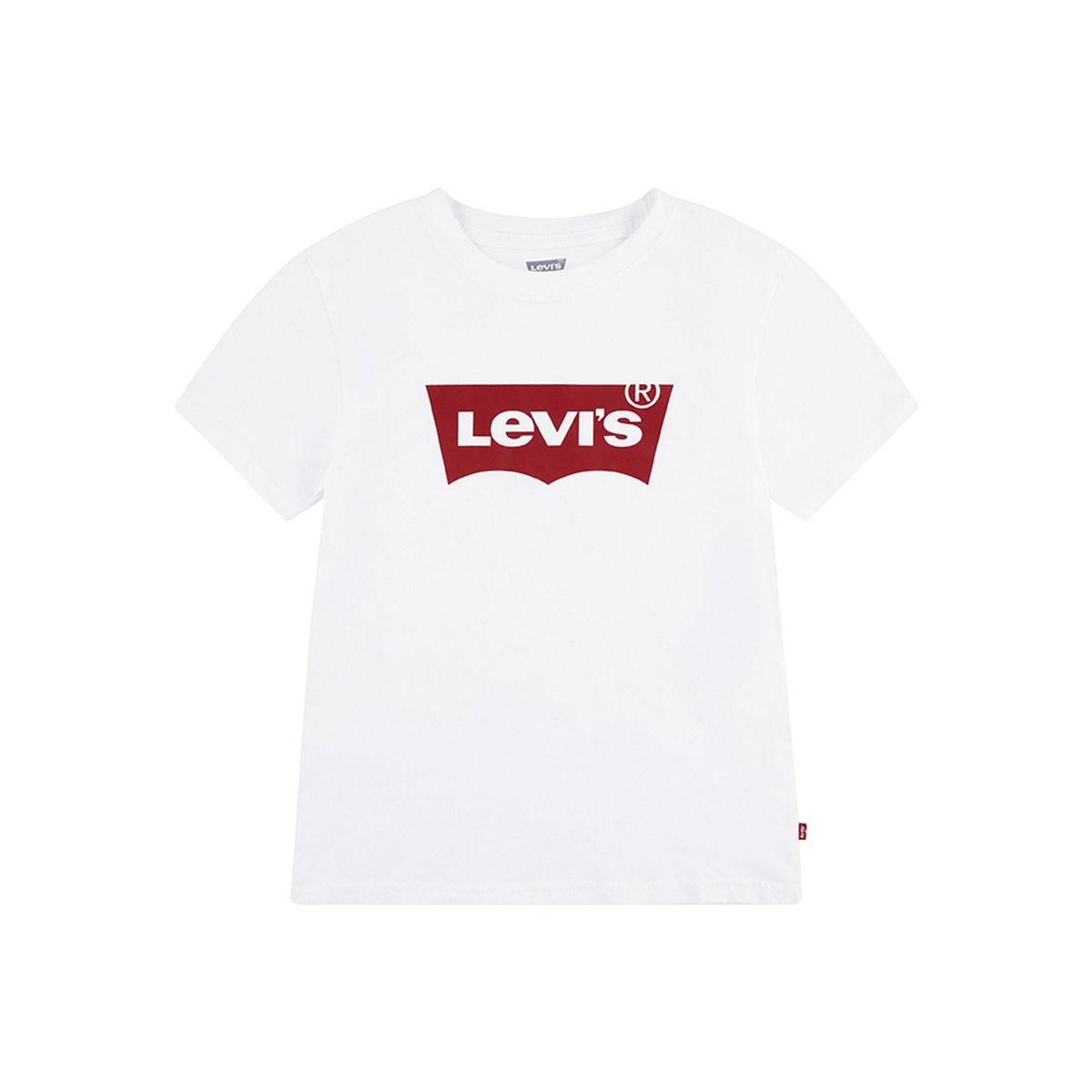 LEVIS - Polera Niño Batwing Manga Corta Blanca Levis