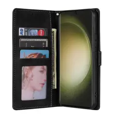GENERICO - Carcasa Flip Cover compatible con Xiaomi Poco C65 Negro
