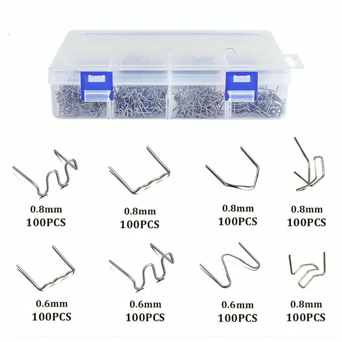 OEM - Kit De Grapas Para Soldadora Reparacion De Plasticos 800 Pcs