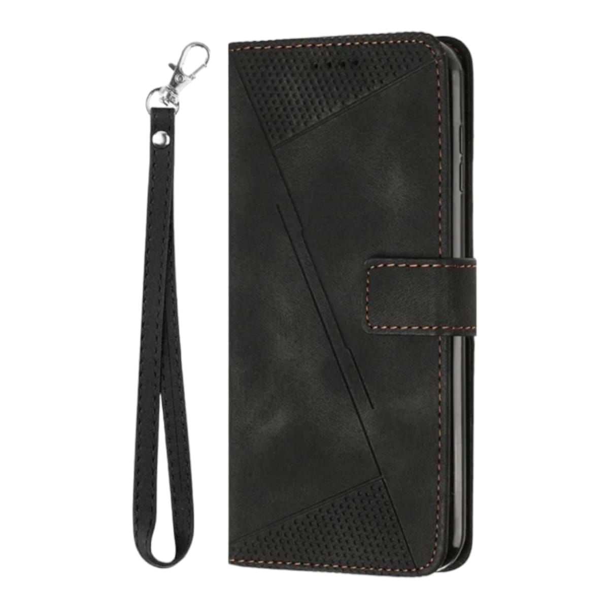 GENERICO - Carcasa Flip Cover compatible con Xiaomi Poco C65 Negro