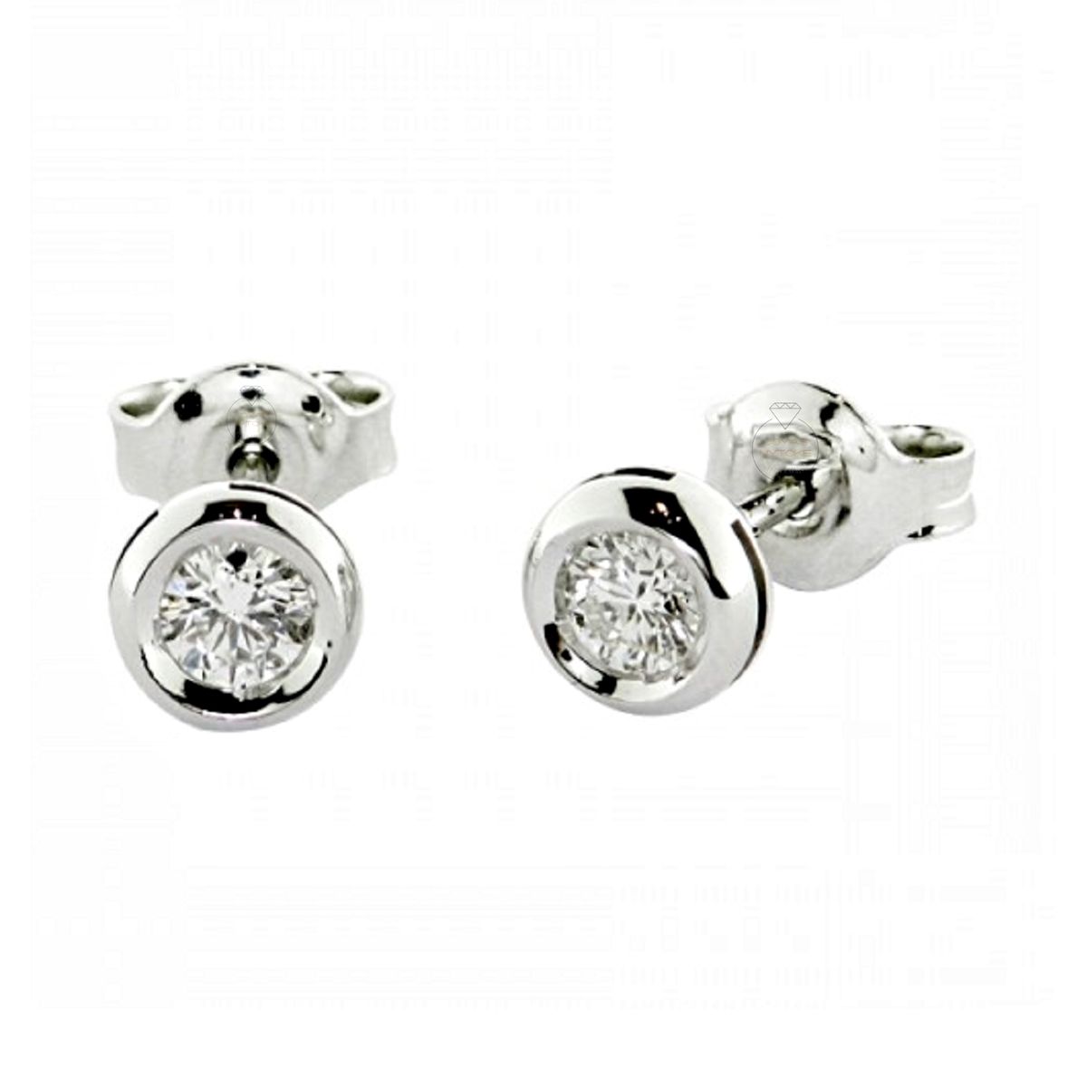 JOYAS MYTOKE - Aros Plata Italiana Rodinada 925 Punto De Luz