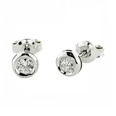 JOYAS MYTOKE - Aros Plata Italiana Rodinada 925 Punto De Luz