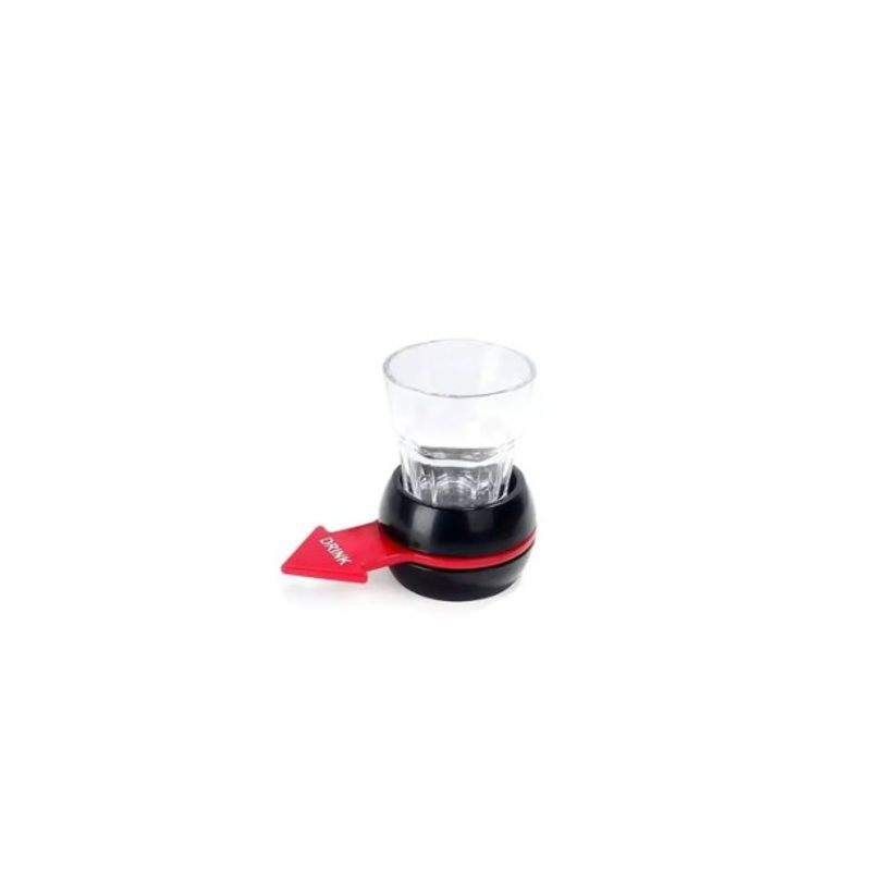 GENERICO - Juego De Ruleta Casino Spin Shot Vaso 180cc Licor Fiesta Bar