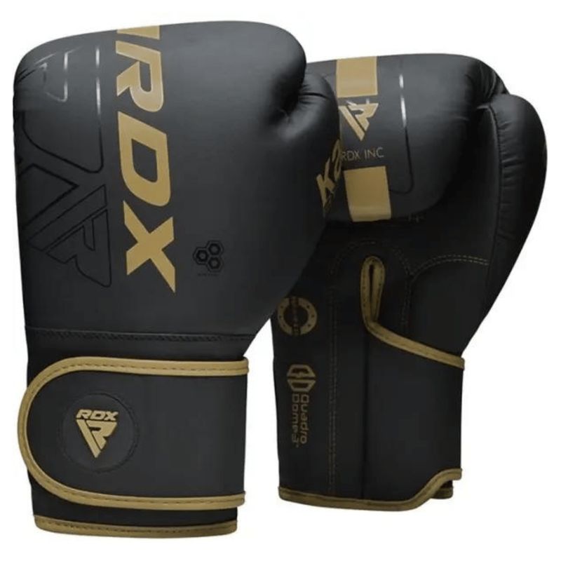 RDX - Guantes de Boxeo Entrenamiento RDX F6 Kara Golden 14oz
