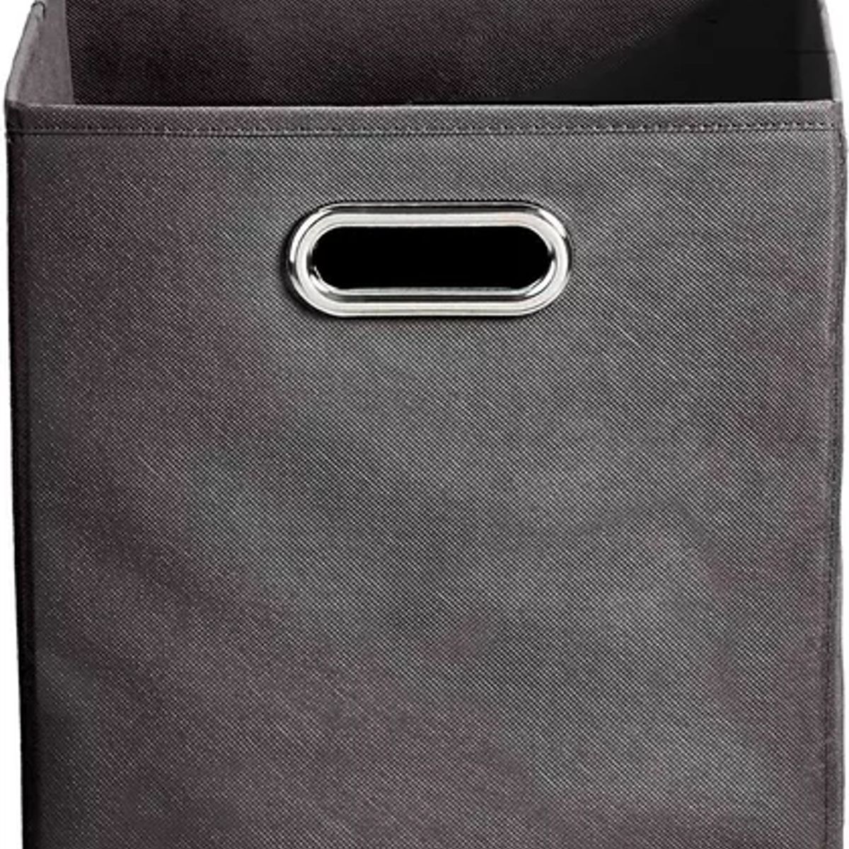GENERICO - Set 3 Cajas Asas Organizadoras De Tela Plegables Gris