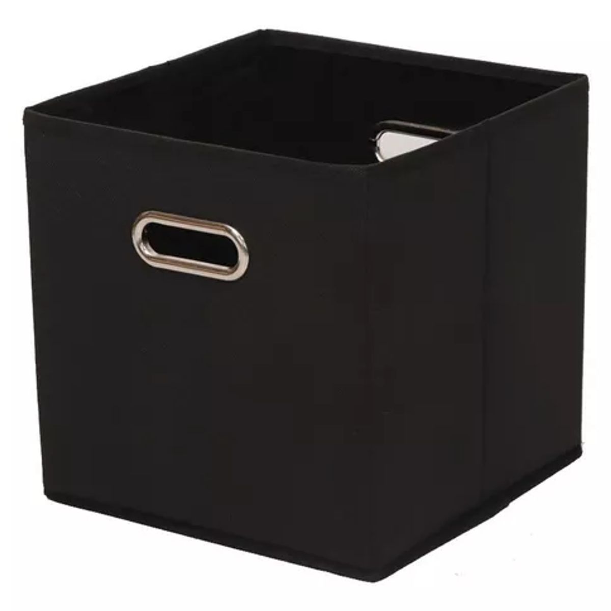 GENERICO - Set 3 Cajas Asas Organizadoras De Tela Plegables Negro