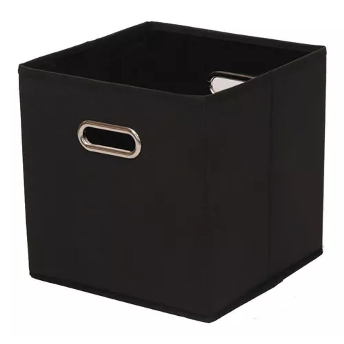 GENERICO - Set 3 Cajas Asas Organizadoras De Tela Plegables Negro