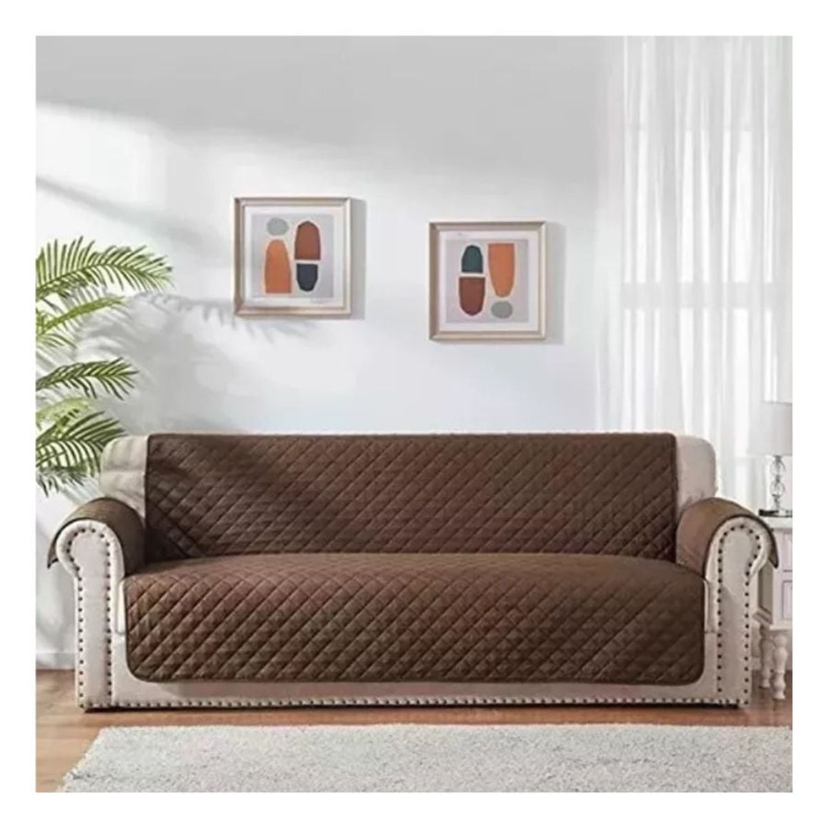 GENERICO - Funda Cobertor Cubre Sillon 3 Cuerpos Plazas Sofa Asiento