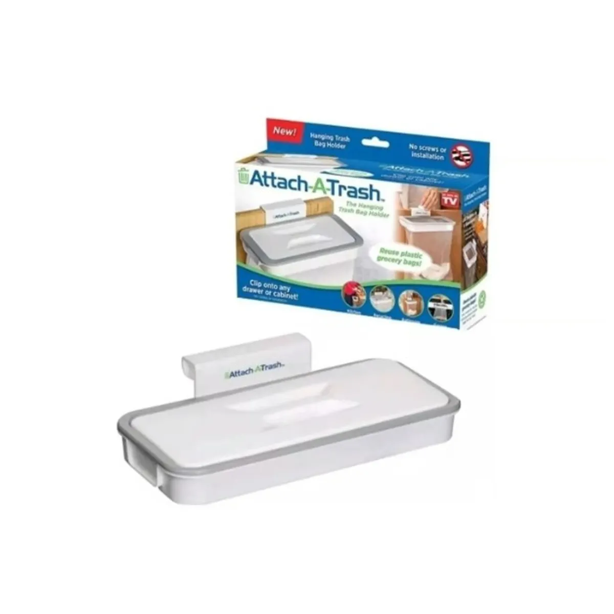 GENERICO - Basurero Portatil Dispensador Organizador Ergonómico