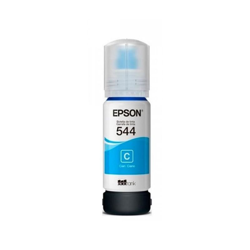 EPSON - Botella De Tinta Epson T544 Color Cyan De 65 Ml
