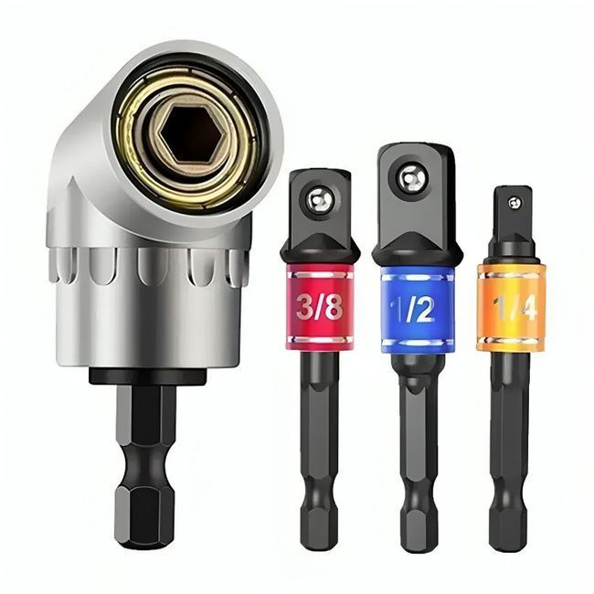 OEM - Kit 9 De Juego Brocas Extensión 1/2-3/8-1/4 Dado Universal