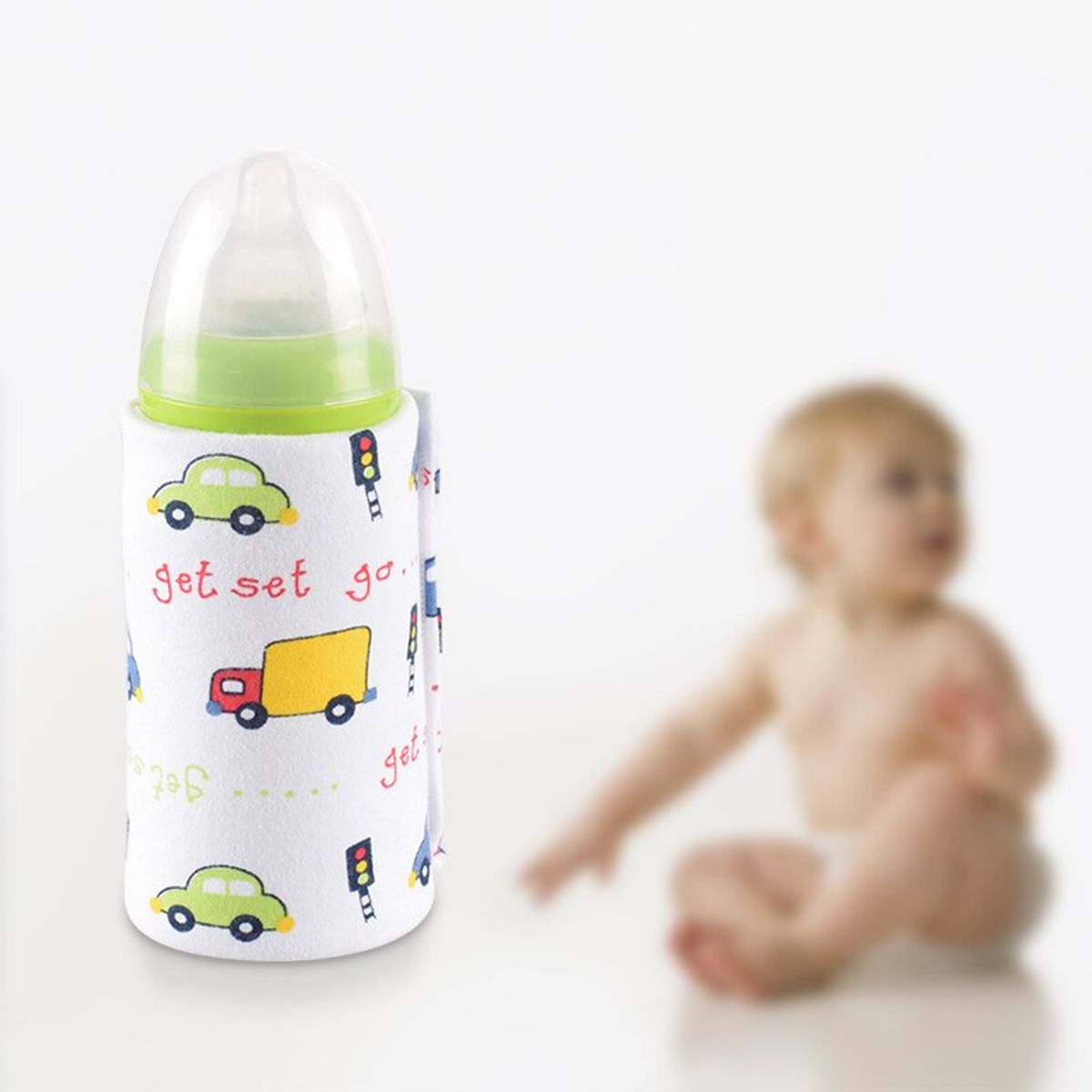 GENERICO - Funda Calentador Mamadera Biberon Infantil Usb
