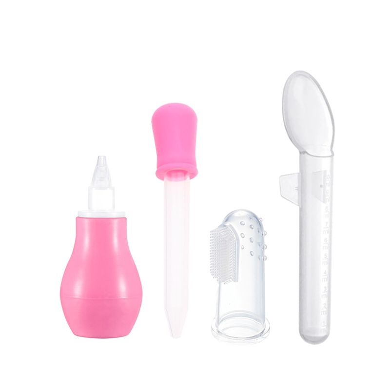 GENERICO - Set Cuidados Bebe Medicina Gotero Cuchara Aspirador Cepillo
