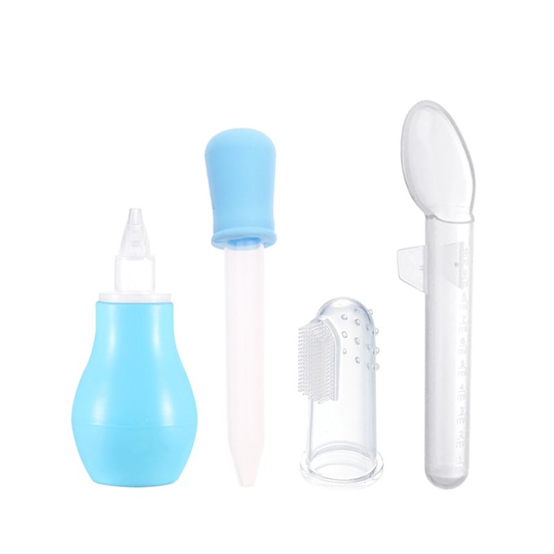GENERICO - Set Cuidados Bebe Medicina Gotero Cuchara Aspirador Cepillo