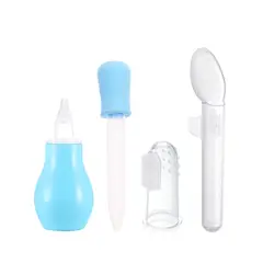 GENERICO - Set Cuidados Bebe Medicina Gotero Cuchara Aspirador Cepillo