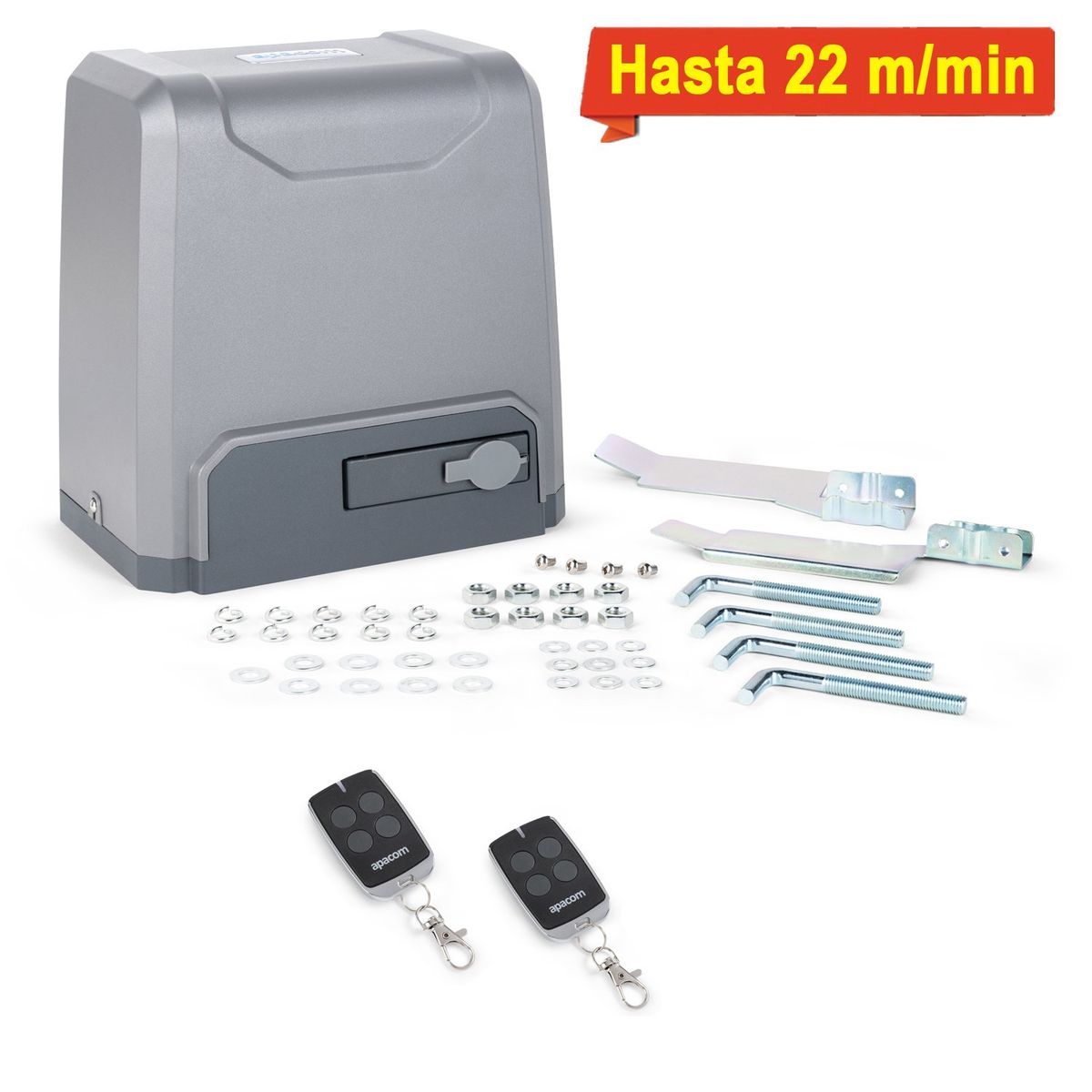 APACOM - Kit motor portón ROLLER600F, 600 kg