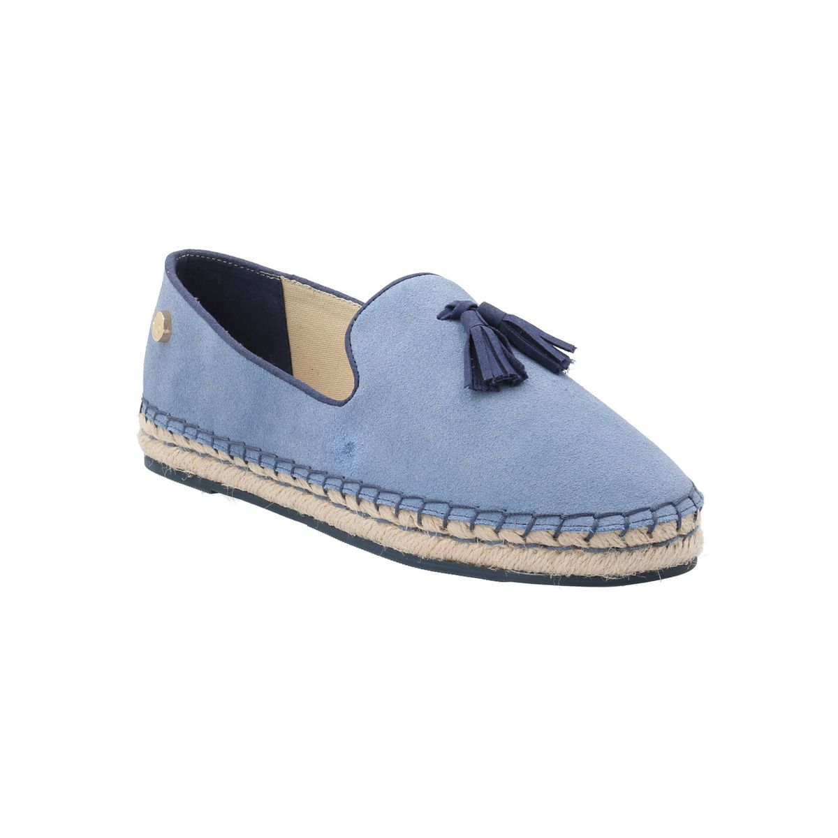 ROCKFORD - Alpargata Cuero Mujer Amareza Azul ROCKFORD