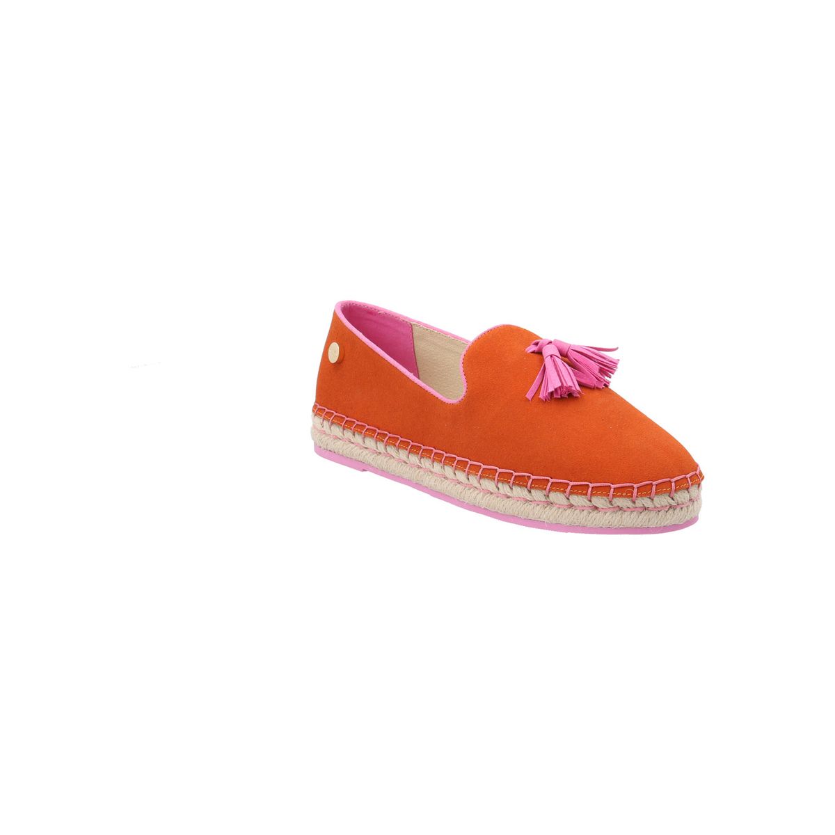 ROCKFORD - Alpargata Cuero Mujer Amareza Naranjo ROCKFORD